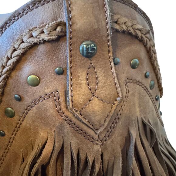 Liberty black Vegas fringe boots - Picture 4 of 9